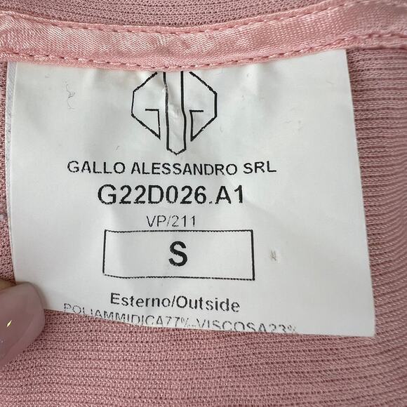 Golden Goose Pink S Sweater Raglan Front Pocket Crew Neck Long Sleeve Pullover - Picture 10 of 11